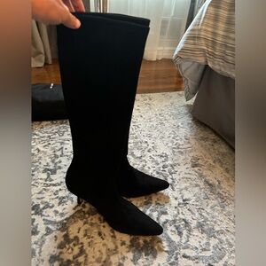 MANOLO BLAHNIK suede boots